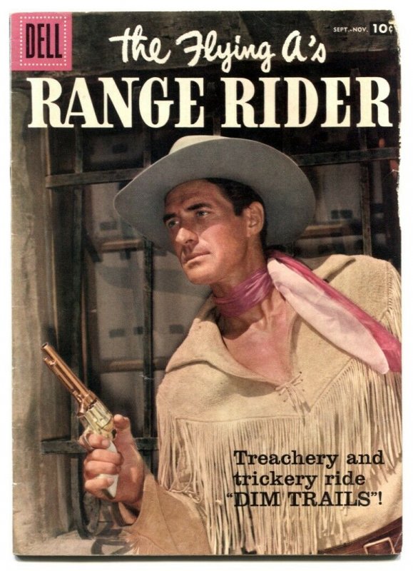 The Flying A's Range Rider #19 1957- Dell Western- Jock Mahoney G/VG