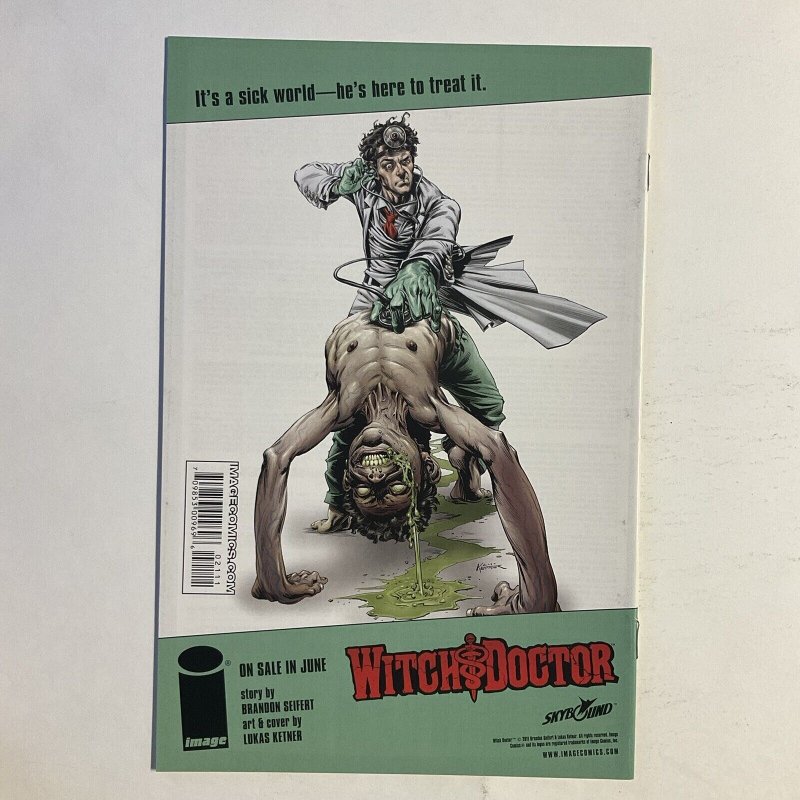 Walking Dead Weekly 21 2011 Signed by Tony Moore Image Skybound NM near mint