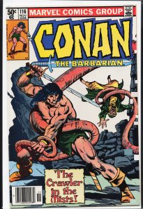 Conan the Barbarian #116 Newsstand Edition (1980) Conan
