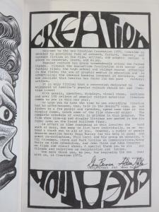 Creator Convention 1975 Program Gary Berman + Adam Malin Creation Entertainment