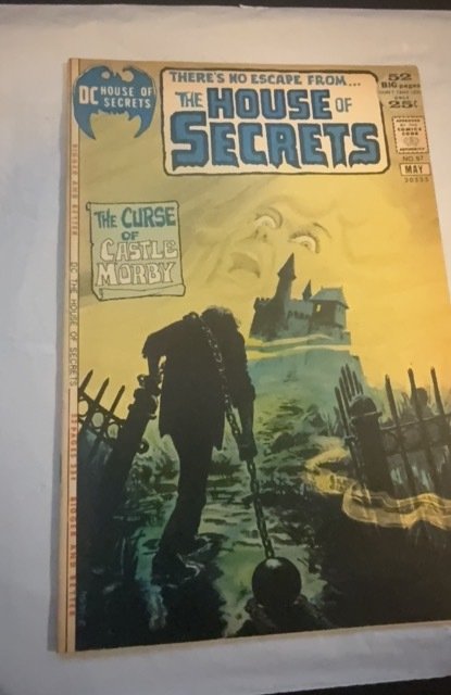 House of Secrets #97 (DC Comics 1972) Sparling Grey Tone CVR Len Wein