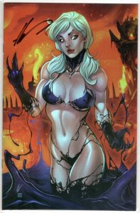 2021 Absolute Comics Darchon Kickstarter Foil Virgin Variant #2 Signed