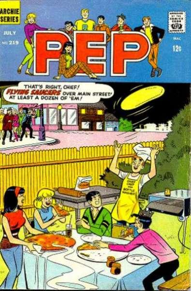 Pep Comics #219, VG- (Stock photo)