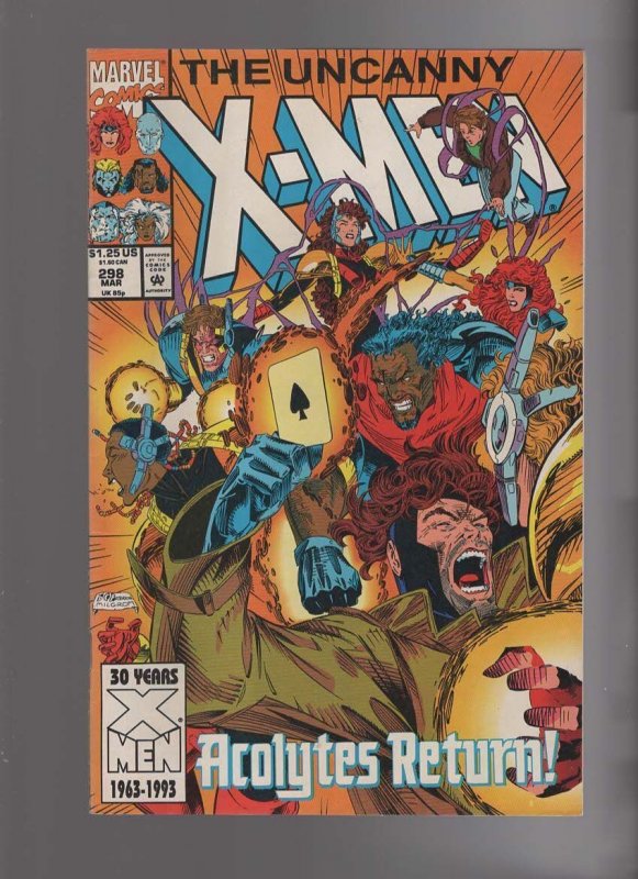 The Uncanny X-Men #285-289, 291-293,296-299,301 - 13 comics