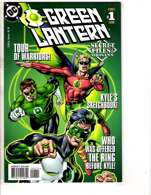 Lot Of 4 Green Lantern DC Comic Books Secret Files & Origins # 1 2 3 + 2005 J217