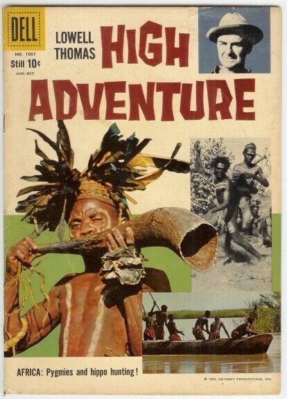 HIGH ADVENTURE (1958-1959 DELL) F.C.1001 VG- PHOTOCOVER COMICS BOOK