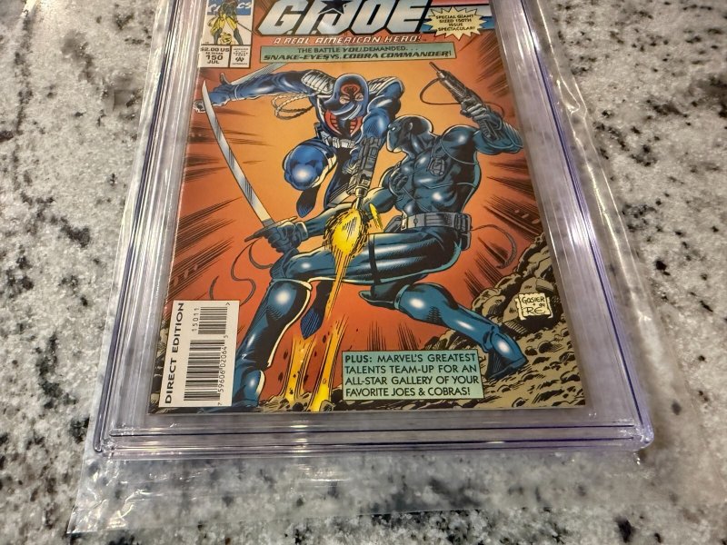 G.I. Joe # 150 CGC Graded 9.0 Marvel Comic Book 1994 Snake Eyes Duke Destro JH37