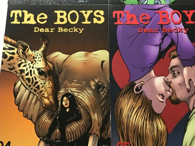 THE BOYS DEAR BECKY#1-6 VF/NM LOT 2020 DYNAMITE COMICS 