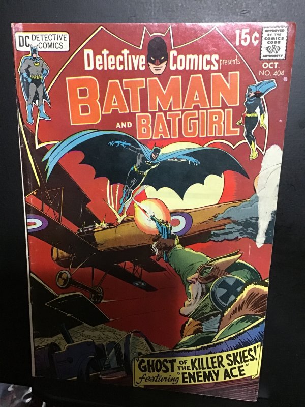 Detective Comics #404 (1970) Neal Adams Enemy Ace key! VF/NM Boca CERTIFICATE