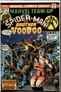 Marvel Team-Up #24 (1974) Brother Voodoo [Key Issue]