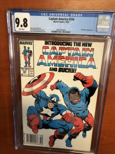 Captain America (1987) # 334 (CGC 9.8) Taskmaster App US Newsstand