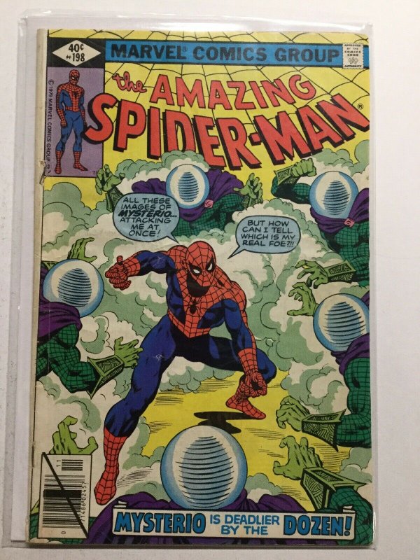 Amazing Spider-Man 198 Very Good- Vg- 3.5 Top Staple Detached Marvel