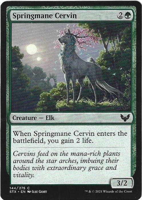 Magic the Gathering: Strixhaven - Springman Cervin