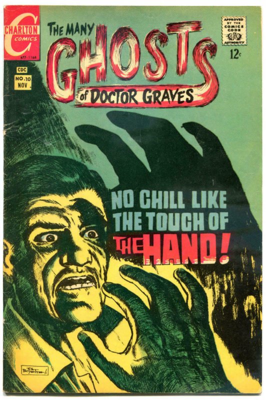 MANY GHOST of DOCTOR GRAVES #10, FN, Horror, 1967, more Charlton in store