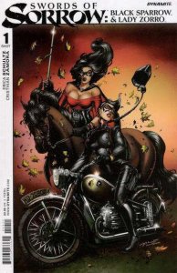 Swords of Sorrow  Black Sparrow & Lady Zorro #1, NM + (Stock photo)