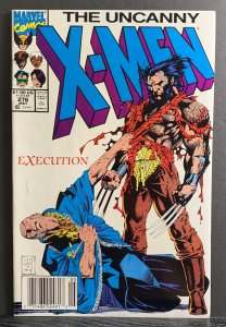 The Uncanny X-Men #276 (1991) Jim Lee Wolverine / Professor X Cover Newsstand