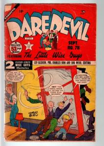 DAREDEVIL #78-1949-CHARLES BIRO-LEV GLEASON-HOT ROCK FLANIGAN G