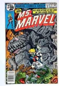 Ms. Marvel #21 Lizard People Cockrum Marvel (1978) VF/NM