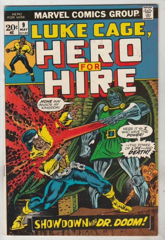 Luke Cage Hero for Hire #9 (May-73) NM- High-Grade Luke Cage