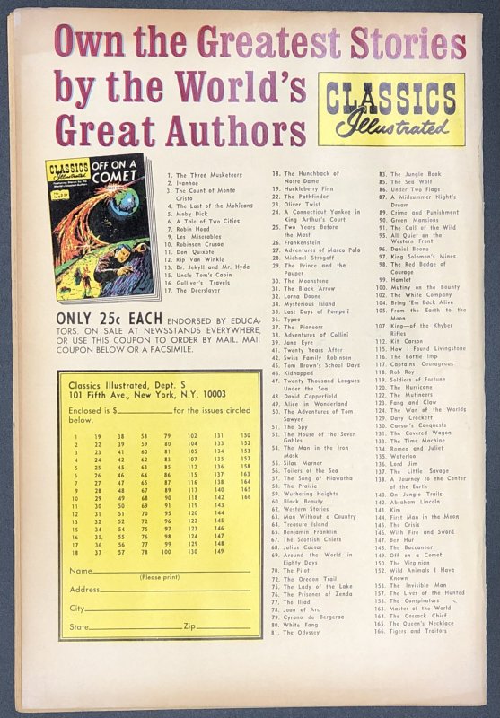 Classics Illustrated #68