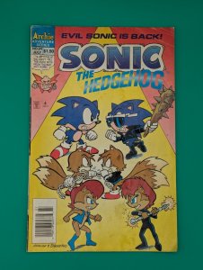 Sonic The Hedgehog #24 Archie Comics: Evil Sonic Is Back!