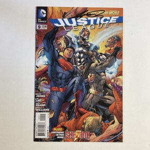 JUSTICE LEAGUE NEW 52 9 2012 DC COMICS NM NEAR MINT SIGNED GEORGE PEREZ