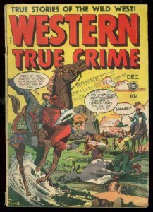 WESTERN TRUE CRIME #3 1948-FOX FEATURES-JACK KAMEN-RARE VG