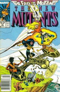 New Mutants, The #61 (Newsstand) VG ; Marvel | low grade comic Fall of the Mutan
