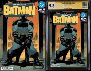 ABSOLUTE BATMAN #1 1ST PRINT DC CGC/RAW CVR PICK SCOTT SNYDER SIGNED PRESALE NM