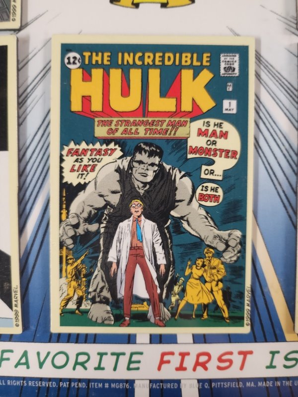 1999 Marvel Super Strong Magnets (Marvel First Issue Covers) Edition 5429 SEALED