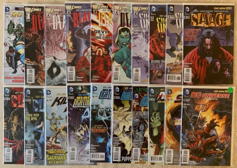 DC UNIVERSE PRESENTS 0, 1-19 | 2011-2013 | COMPLETE SERIES | NEW 52 | VF-VF/NM