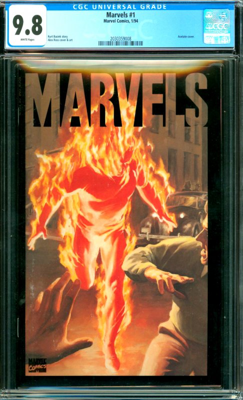 Marvels #1 CGC 9.8