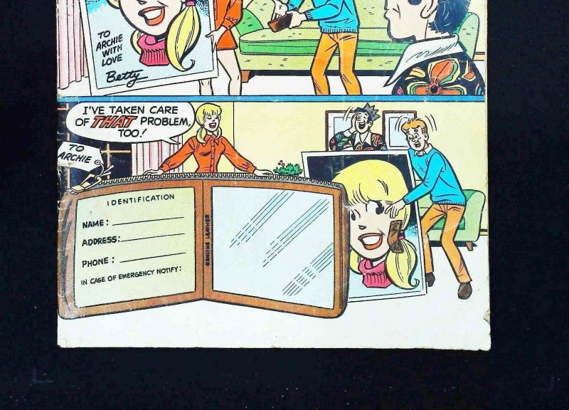 Betty And Me #21  Archie Comics 1969 Vg 