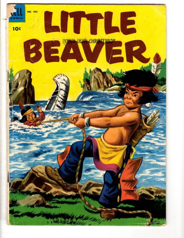 Four Color # 483 VG/FN Dell Golden Age Comic Book Feat. Little Beaver JL17