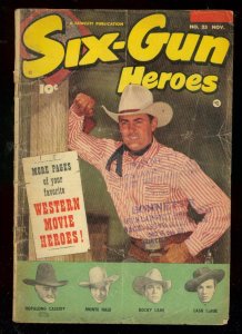 Six-Gun Heroes--#23--1953--COMIC BOOK--Fawcett--G+