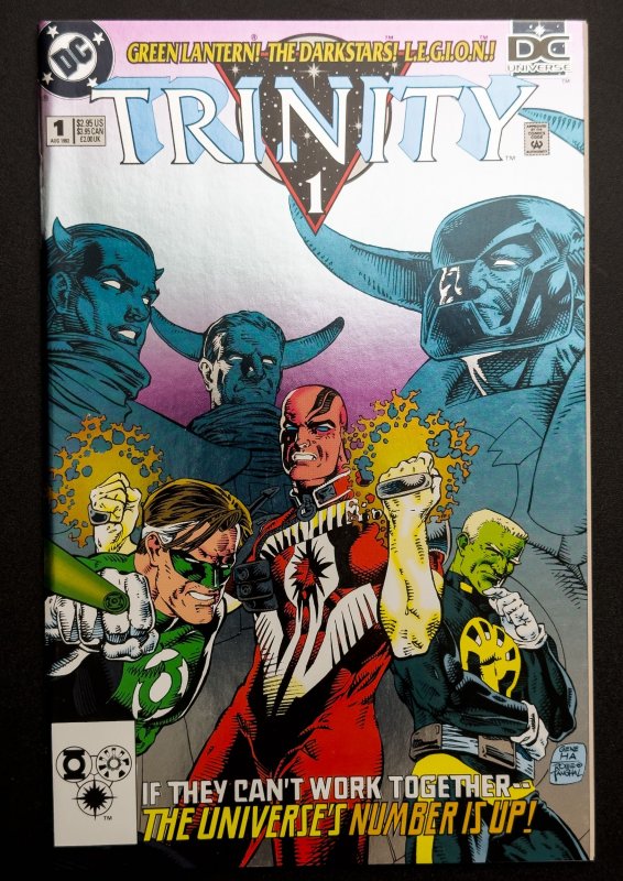 DC Universe: Trinity #1 &2 [Lot 2 bks] Foil Cvrs - VF/NM (1993)