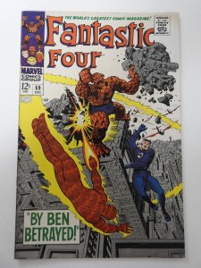 Fantastic Four #69 (1967) PR Cond half of an ad page missing, moisture stain