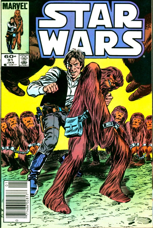 Star Wars #91 Marvel Comics 1985 VF Newsstand