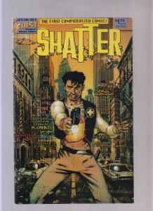 Shatter #1 - First Comics - Mike Spenz (9/9.2) 1985