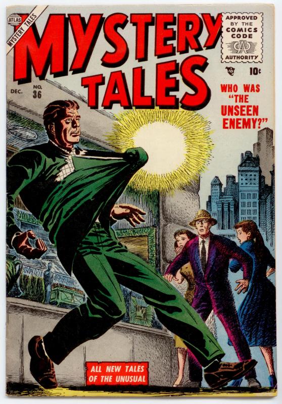 Mystery Tales #36 FN- 5.5 art by Bernie Krigstein, Joe Sinnot, Carl Burgos ATLAS