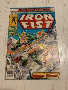 Iron Fist #14 (1977)white Snow White doom- 1St Sabretooth VF solid