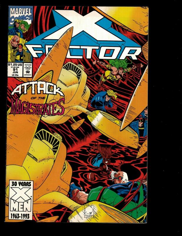 11 X-Factor Marvel Comics #89 90 91 92 97 98 113 115 116 117 88 Wolverine J22 
