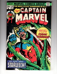 Captain Marvel #40 (1975)  VG+ Cosmic Bronze Age MARVEL  / EC#3