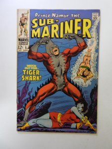 Sub-Mariner #5 (1968) 1st appearance of Tiger Shark FN+ condition