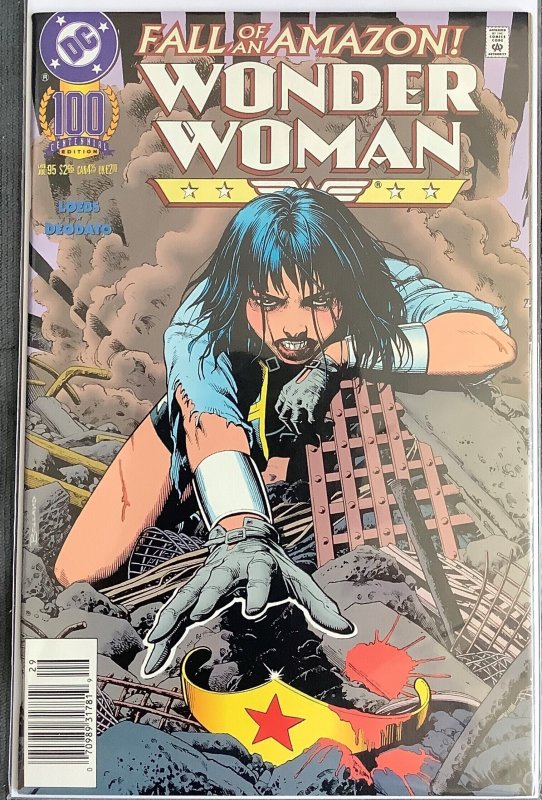 Wonder Woman #100 (1995, DC) - Artemis is killed.  NM+