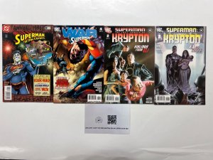 4 Superman DC Comic Books # 1 2 4 8 Batman Wonder Woman Robin Flash 25 JS45