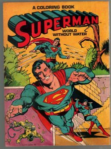 Superman Coloring Book #1398-1 1980-complete comic book story-VF 