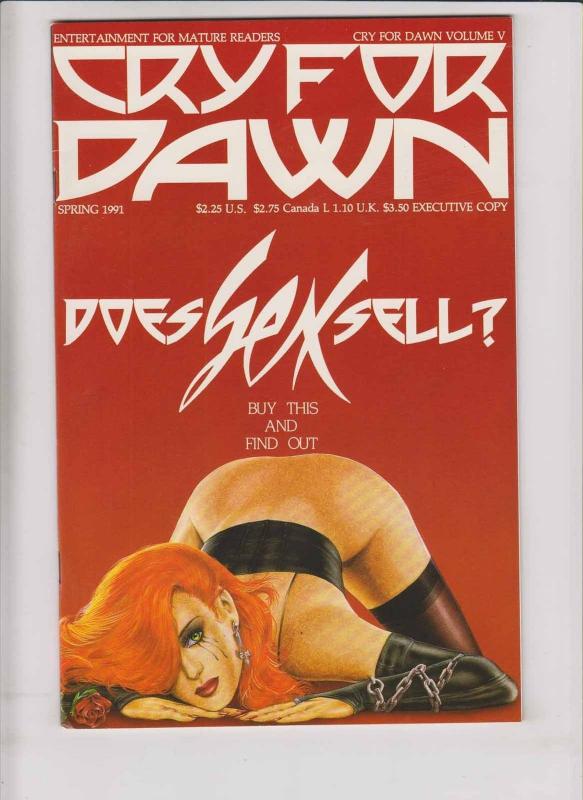 Cry For Dawn #5 VF- joe linsner - cfd bad girl - 1st print - kevin j. taylor