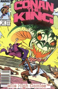 CONAN THE KING (KING CONAN #1-19) (1980 Series) #40 NEWSSTAND Very Fine Comics