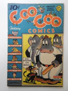 Coo Coo Comics #17 (1945) W/ Bozo The Hobo! Solid Good+ Chew on edge